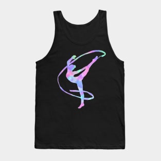 Multicoloured Ribbon Gymnast Tank Top